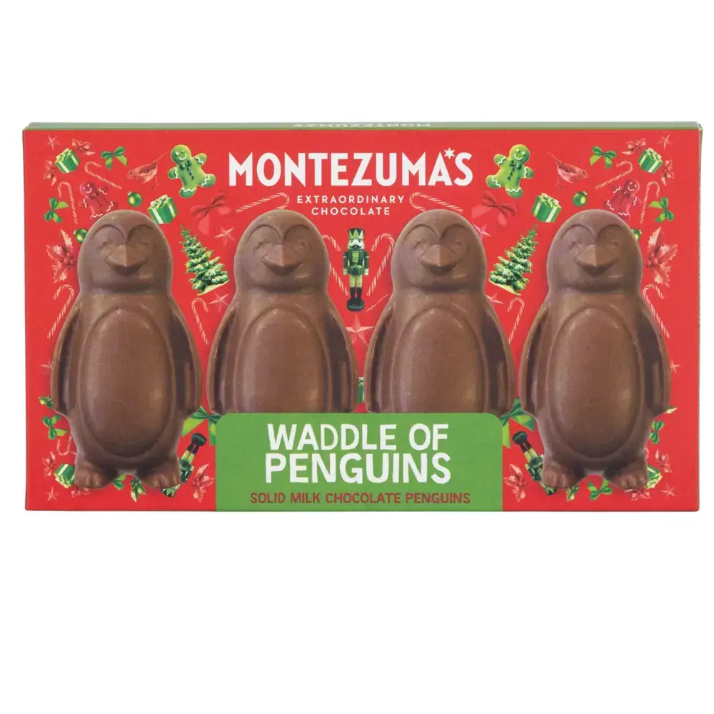 Montezumas Solid Milk Chocolate Penguins 60g